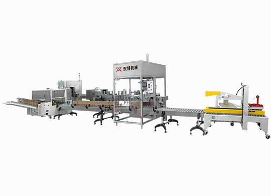 ST-ZX-500型全自動(dòng)開(kāi)箱、裝箱、封箱機(jī)組